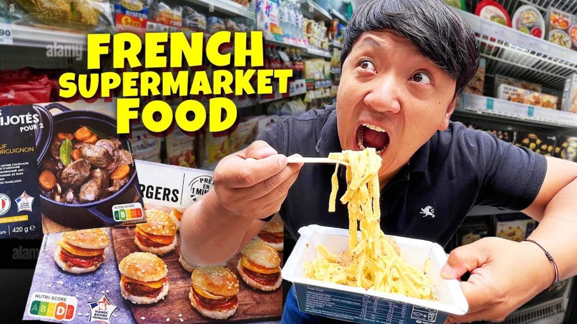 Eating ONLY French FROZEN SUPERMARKET FOOD for 24 HOURS in Paris & it’s AMAZING! Paris CHEAP EATS Eating ONLY French FROZEN SUPERMARKET FOOD for 24 HOURS in Paris & it’s AMAZING! Paris CHEAP EATS