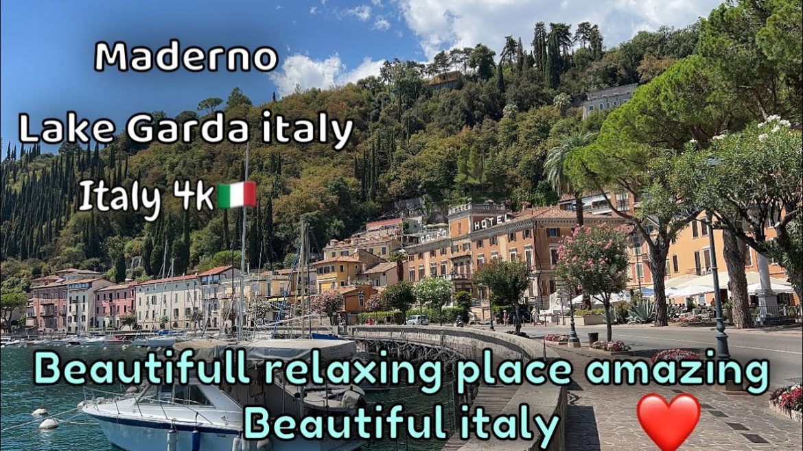 Toscolano Maderno Lago di Garda 2022 / Midday Walk 2022 / Lago di garda , Italy walking tour