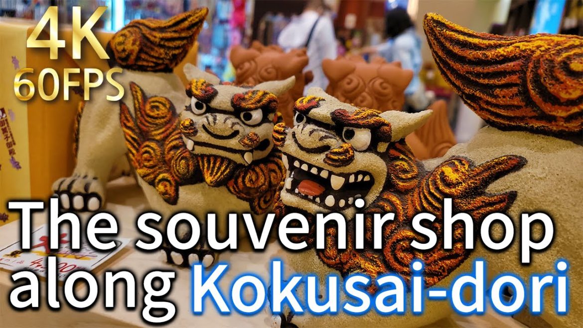 【Okinawa Kokusai-dori  沖縄国際通り】 The vertical trip to Kokusai-dori in Okinawa　On a rainy day