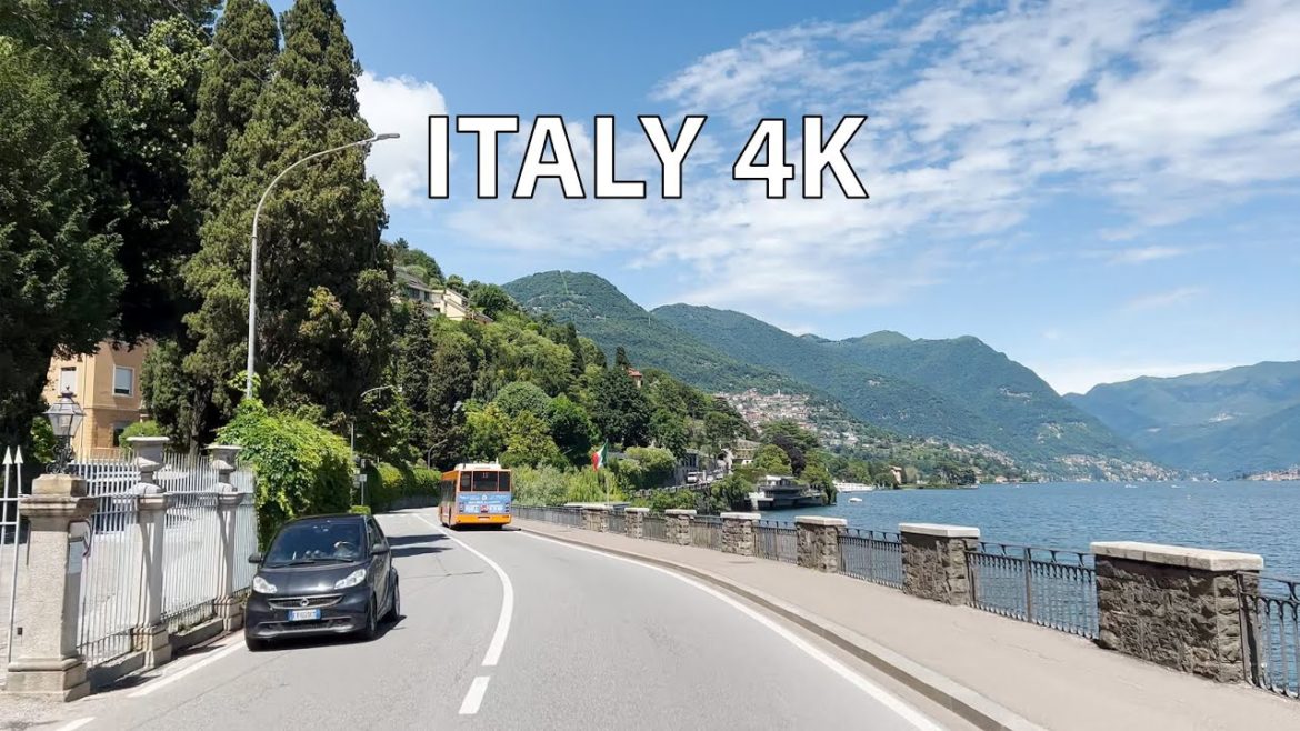 Lake Road Trip – Italy 4K – Scenic Drive Lake Road Trip - Italy 4K - Scenic Drive