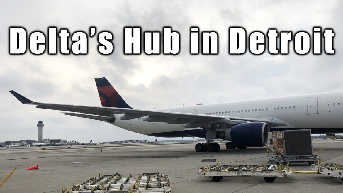 Delta's Hub in Detroit