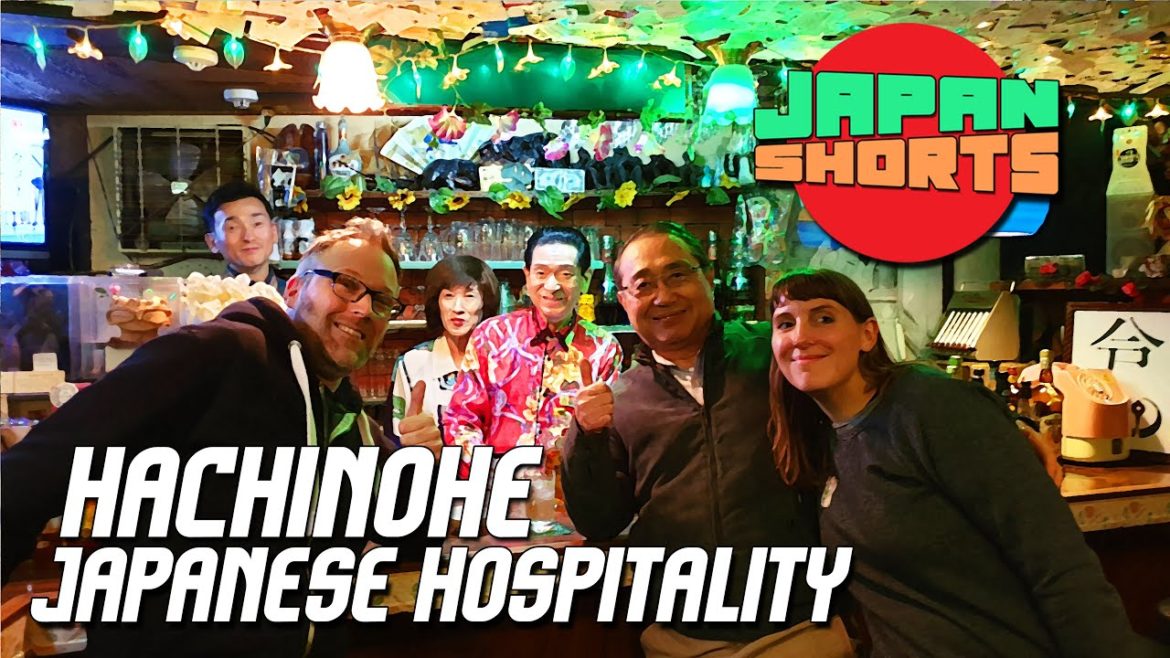 Japanese nightlife in a Hachinohe izakaya bar