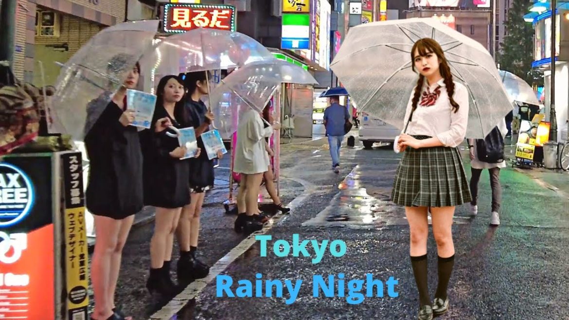 Unstoppable Nightlife in Tokyo's red light Even By TYPHOON