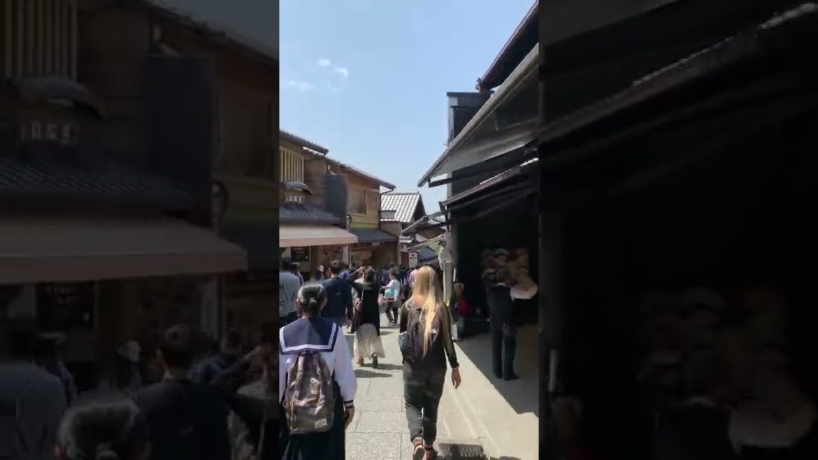 Walking Through Gion District Kyoto, Japan #shorts