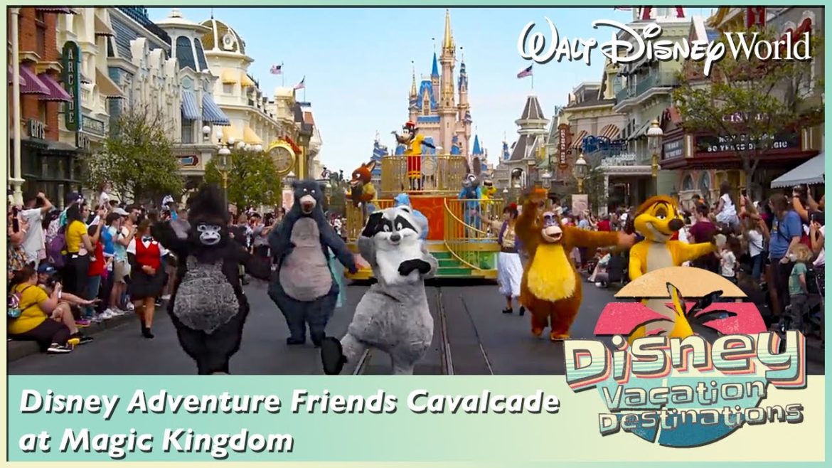 Disney Adventure Friends Cavalcade at Magic Kingdom Walt Disney World
