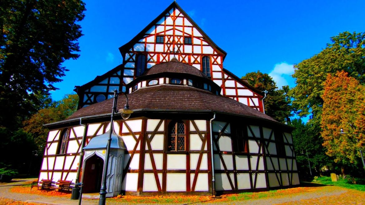 Landmarks of Swidnica (Lower Silesian Voivodeship), Poland GoPro 1080p