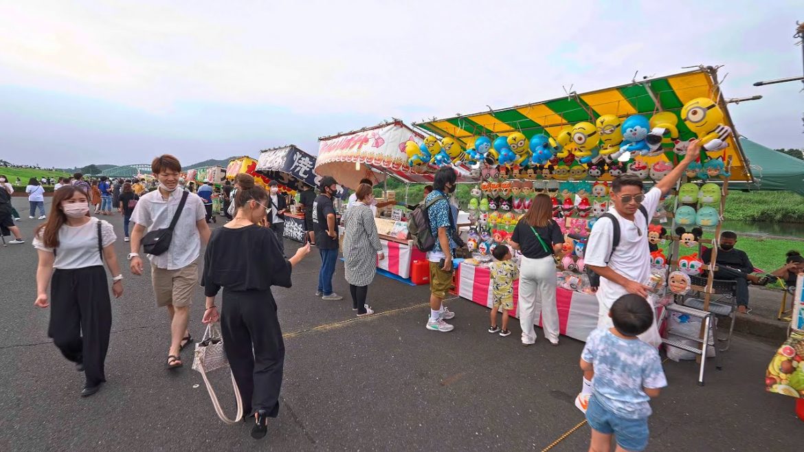 Walking before Hanabi festival in Tochigi Ashikaga town・4K HDR Walking before Hanabi festival in Tochigi Ashikaga town・4K HDR