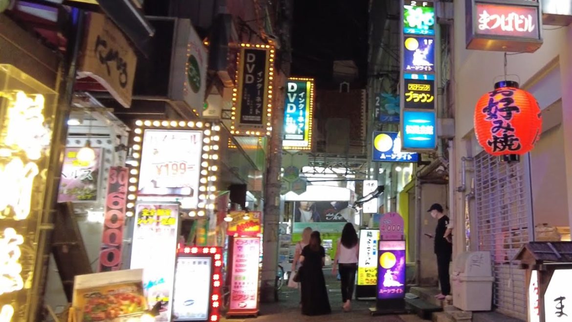 [4K] SANNOMIYA Night Walk, Nightlife District in Kobe, Japan, July 2022, 神戸