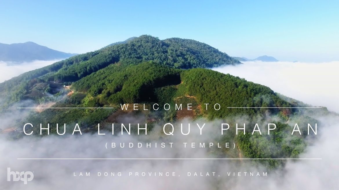 Vietnam – Temple hidden above the clouds at Da Lat by Drone 4K Vietnam - Temple hidden above the clouds at Da Lat by Drone 4K