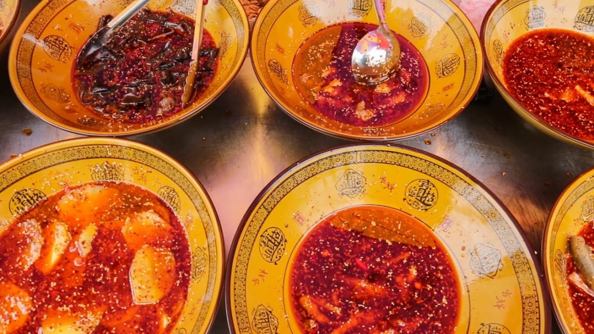 SPICY Chinese Street Food Tour in Chengdu, China | BEST Street Food in Szechuan, China SPICY Chinese Street Food Tour in Chengdu, China | BEST Street Food in Szechuan, China