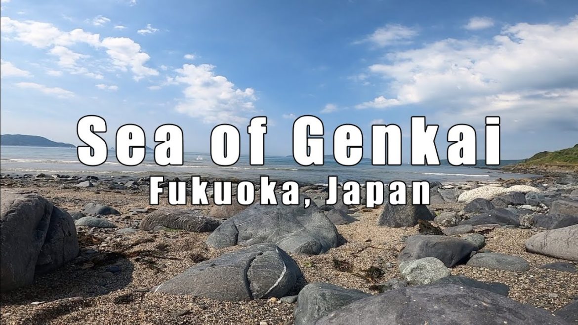 BEACH stroll in ITOSHIMA, JAPAN: Sea of Genkai