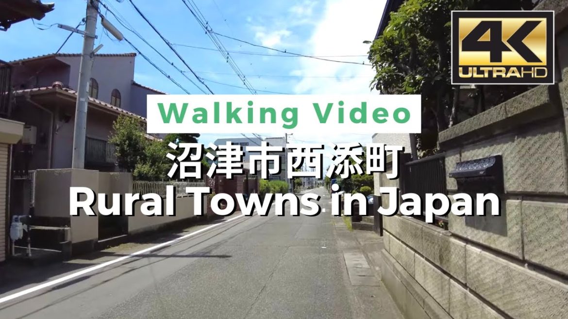 【4K】Rural Towns in Japan - 沼津市西添町 / Walking tour / Japan / DJI Pocket 2