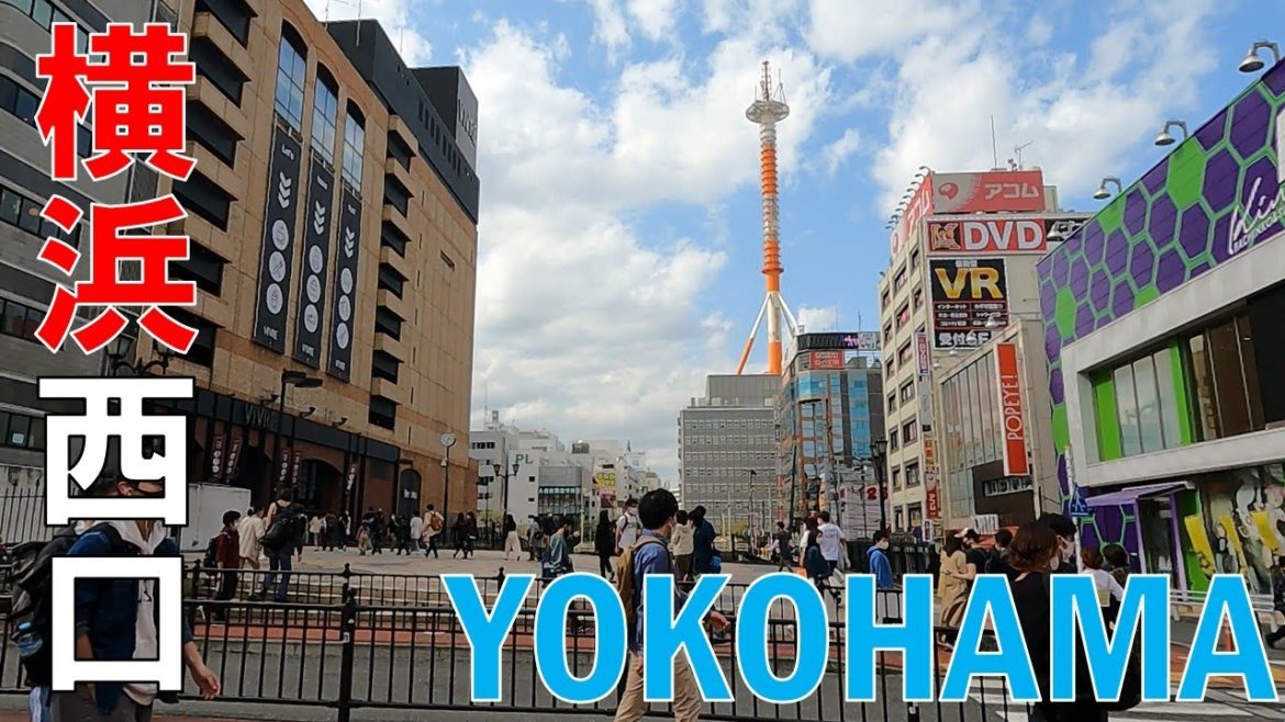 49 Yokohama West Exit, TOKYO Walking Tour | JAPAN 2021