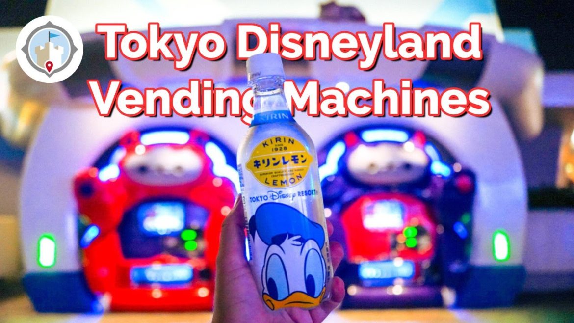 Tokyo Disneyland has the CUTEST vending machines | What drinks can you buy?