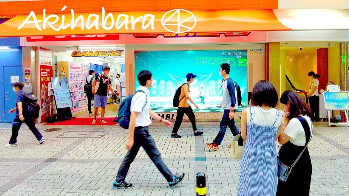 4K 夏の秋葉原 電気街を散歩 2022年8月 東京アキバ
