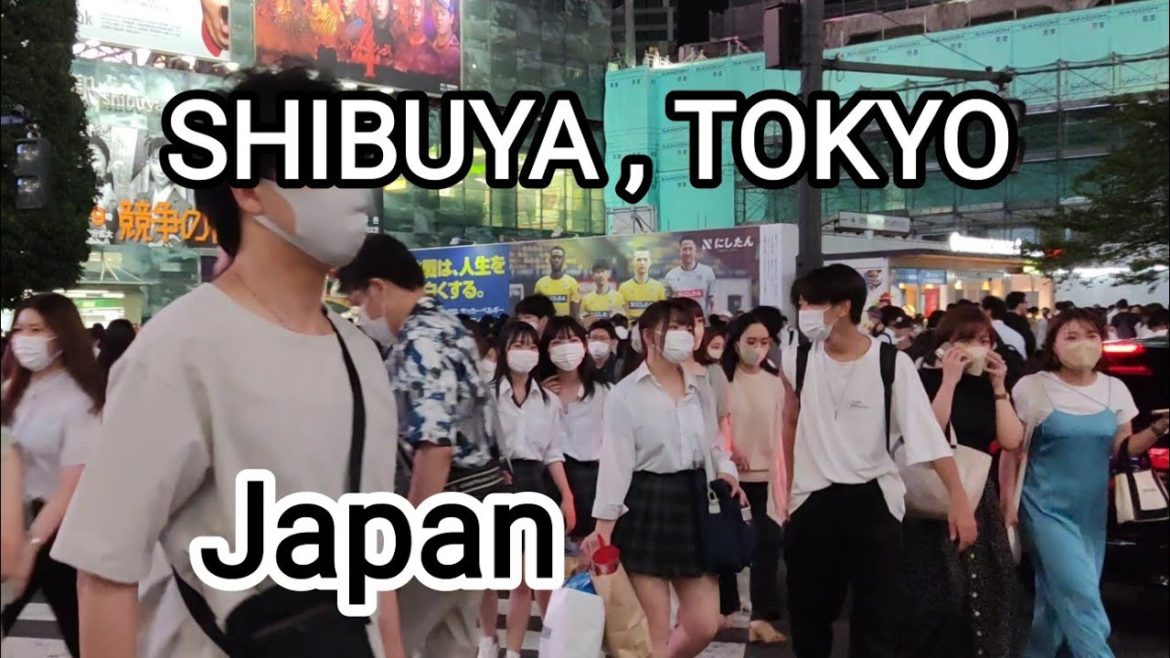 [4K] Video of 💖 Shibuya walking tour at night. # Walking Traveler. জাপান ভ্রমণ। Tokyo, July 2022.