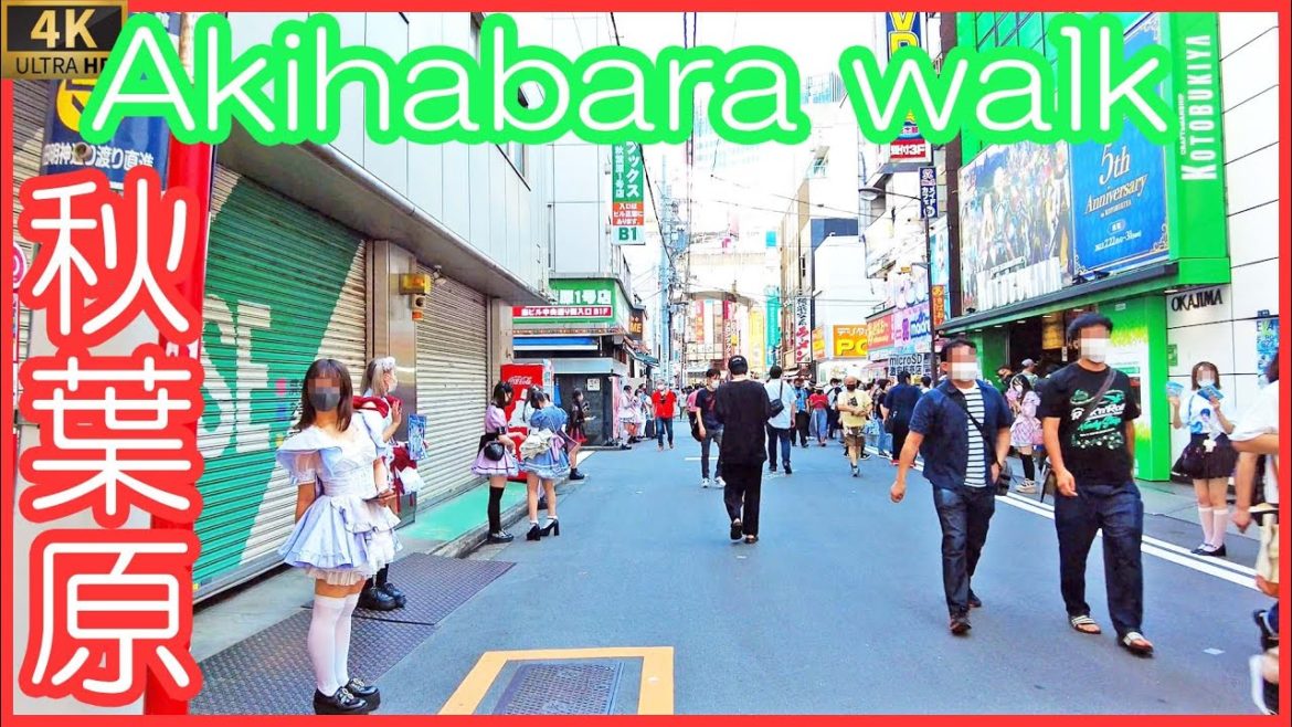 Tokyo walk 4K,Japan – Akihabara walking tour 2022 , 秋葉原 散歩 メイド通り、アイドル通り Tokyo walk 4K,Japan - Akihabara walking tour 2022 , 秋葉原 散歩 メイド通り、アイドル通り