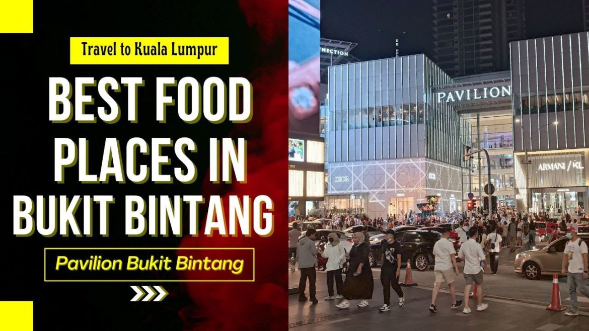 BEST FOOD PLACES IN BUKIT BINTANG | Best Tourist Attractions in Kuala Lumpur | Travel Video