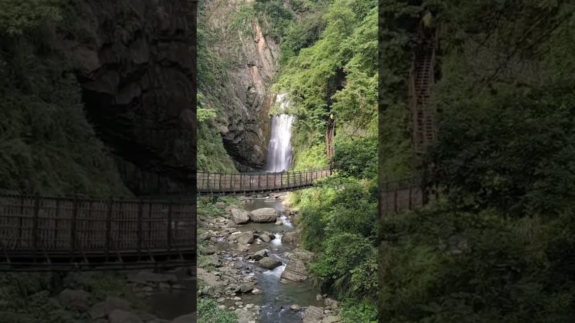 20220718 在阿圖伯咖啡這裡拍攝「觀音瀑布」及吊橋，角度特別漂亮