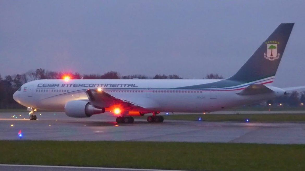 [FullHD] RARE!! Ceiba Intercontinental Boeing 767-300(ER) landing & takeoff at Geneva/GVA/LSGG