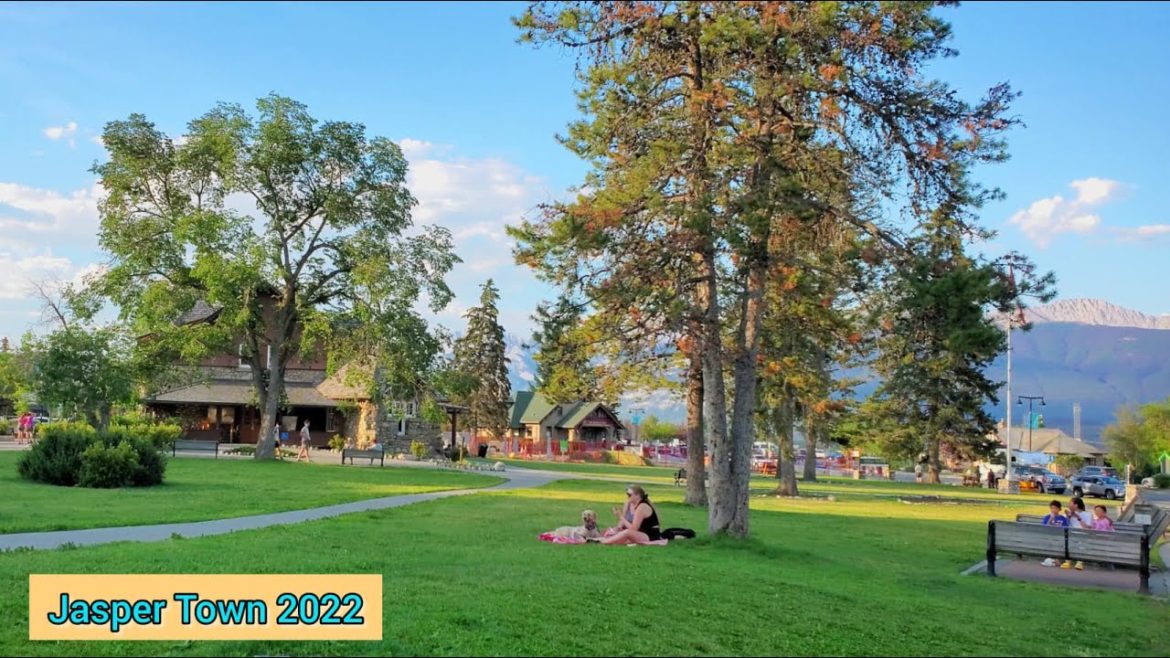 Jasper Town walking tour 2022 Alberta Canada | Jasper national Park 4K | #alberta  #jasper #canada