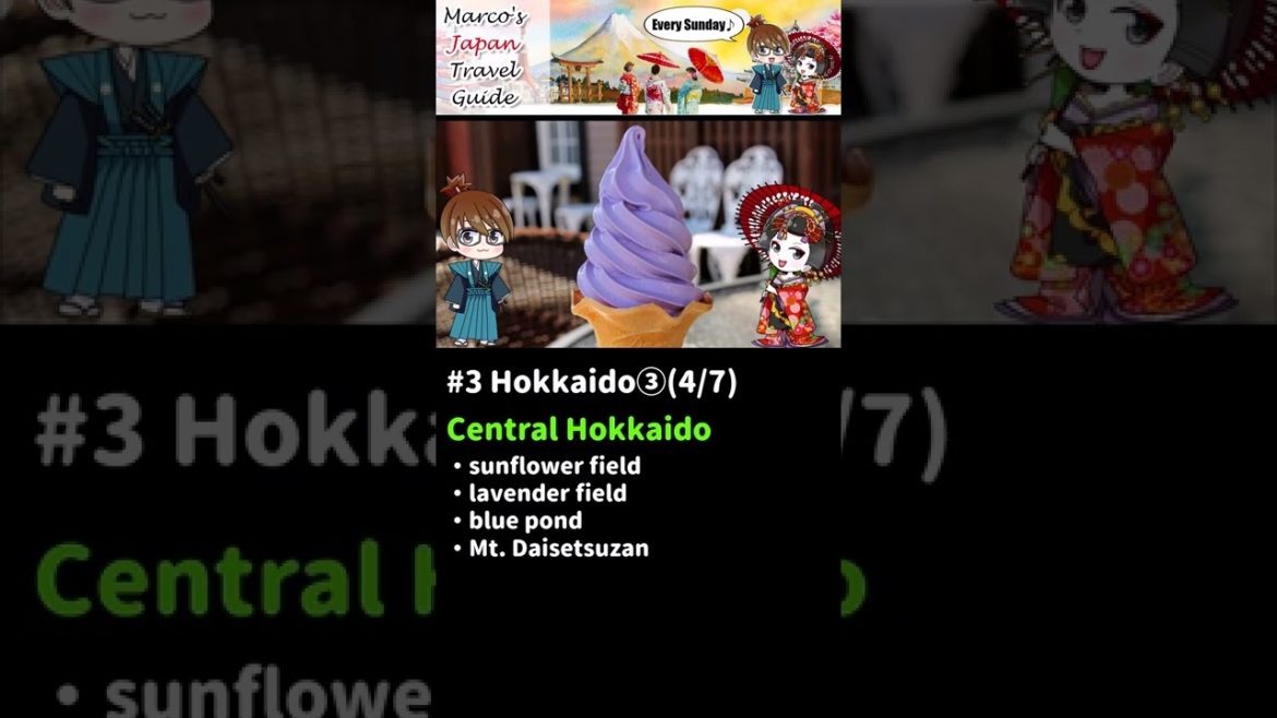 Amazing Hokkaido③ Central Hokkaido😍(4/7)#short