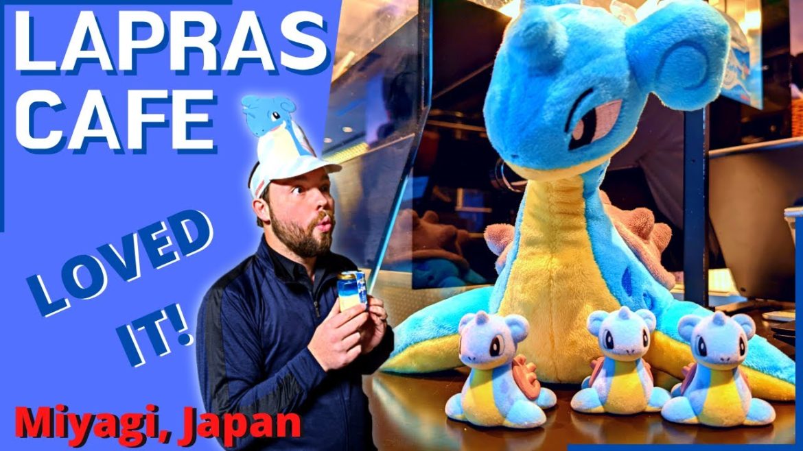 Lapras Cafe in Sendai, Japan - Bringing the Pokémon to life through food!