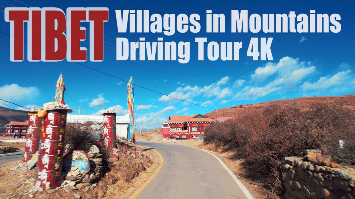 4K Scenic Driving Tour - Tibetan Villages in Sichuan Tibetan Area