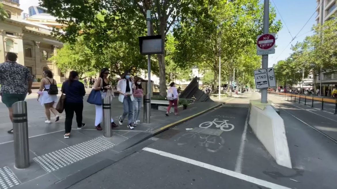 Walking Tour Melbourne city 4K | The Ninja family❤️