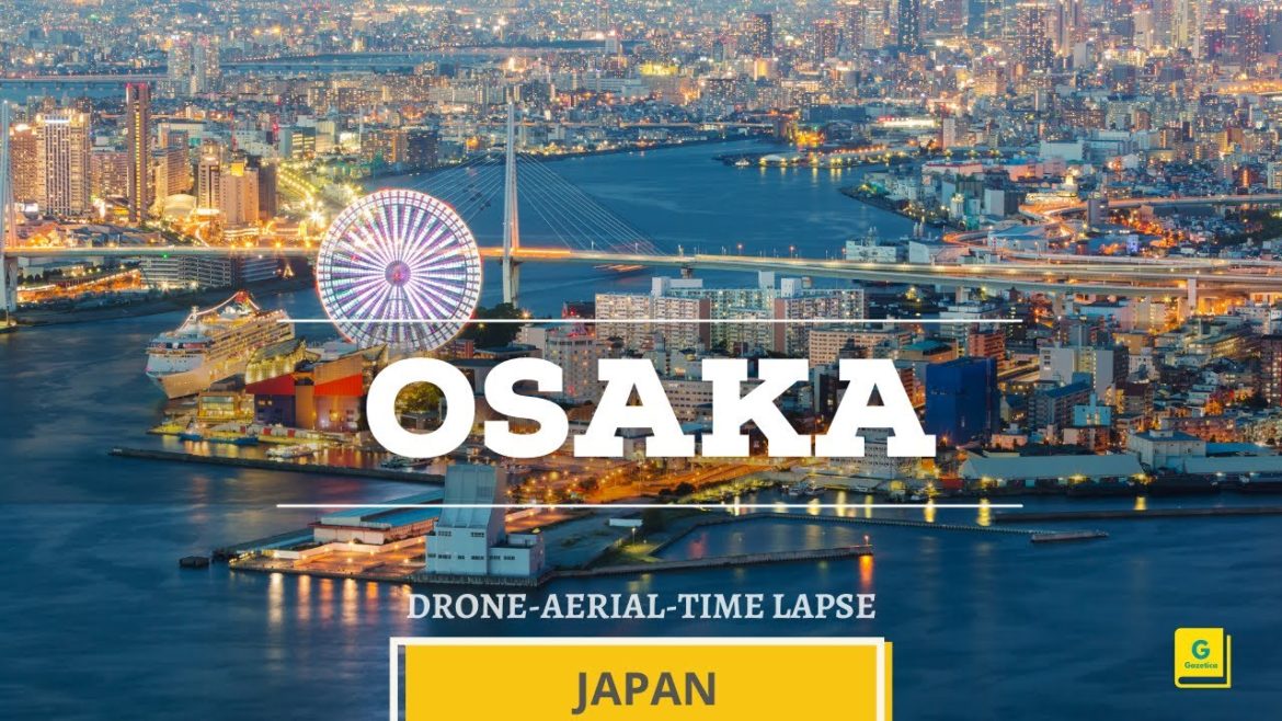 Osaka, Japan | AMAZING Drone, Aerial View Video 4K |