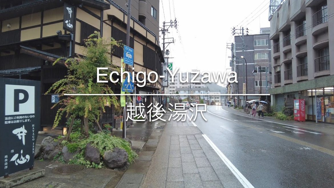 [4K] Echigo-Yuzawa 越後湯沢 [Niigata 新潟] [Walk 散歩] #333