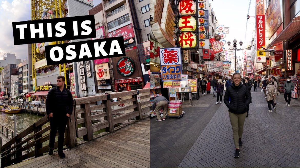A DAY IN OSAKA (must see Amerikamura and Dotonbori street food) || Japan Travel Video 2020