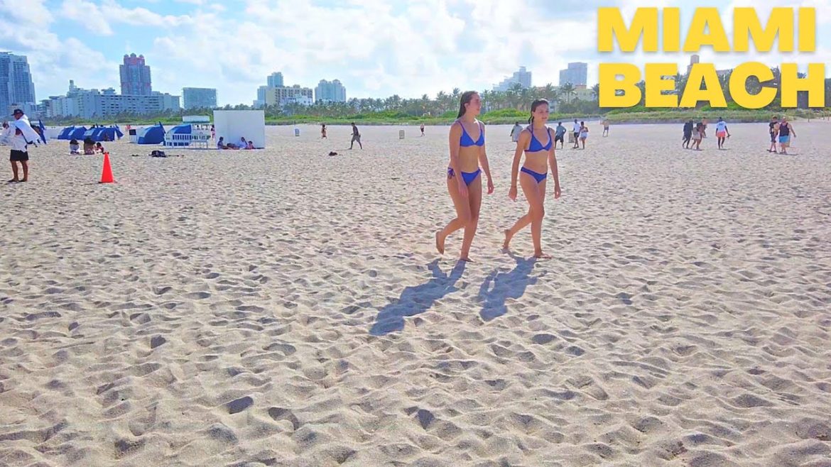 4K Miami Beach Walking Tour South Beach