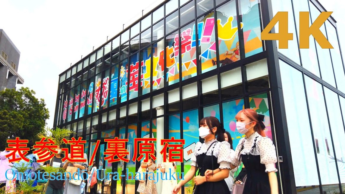 【4k】Tokyo walk-Omotesandō/Ura-harajukuh🌸表参道/裏原宿を散歩