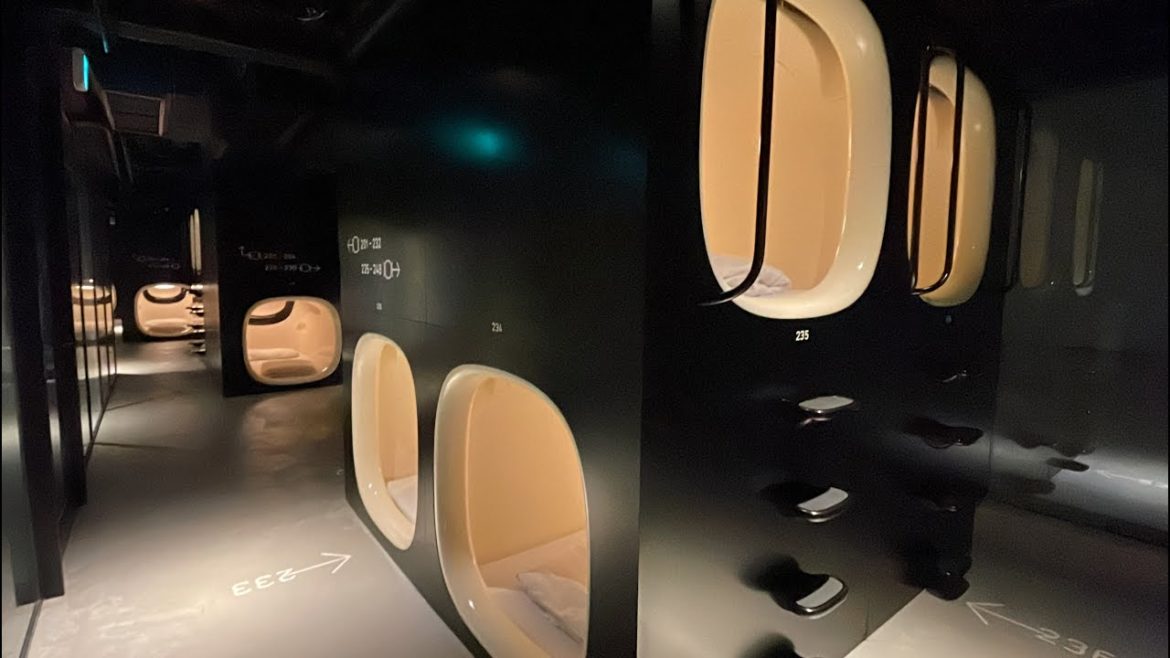 The newest capsule hotel where you can measure sleep quality in Tokyo!| Nine Hours Akasaka Sleep Lab