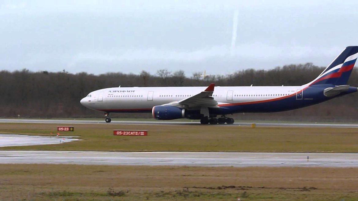 [HD] Aeroflot Airbus A330-300 take off at Geneva/GVA/LSGG