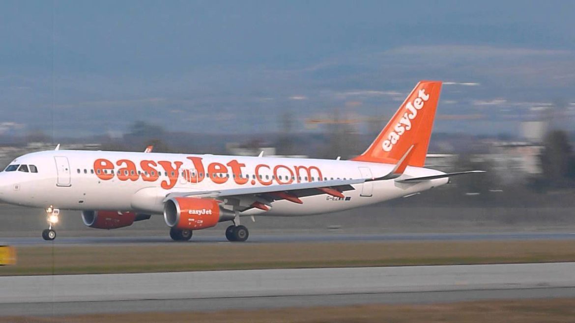 [HD] easyJet Airbus A320(SHARKLETS) landing at Geneva/GVA/LSGG