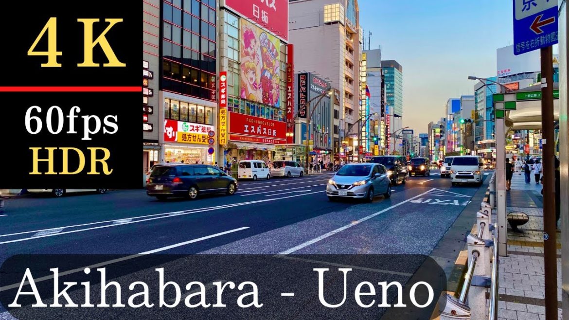 【4K】 Akihabara & Ueno Walk in Tokyo !! / Japanese cultural city in Tokyo, Japan!! Vol. 33