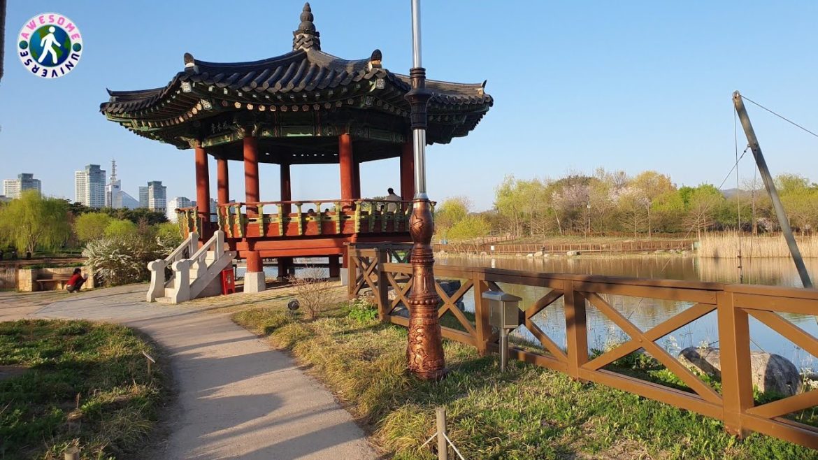 [4K UHD] Daejeon Hanbat Arboretum Walking Tour-2022 한밭수목원