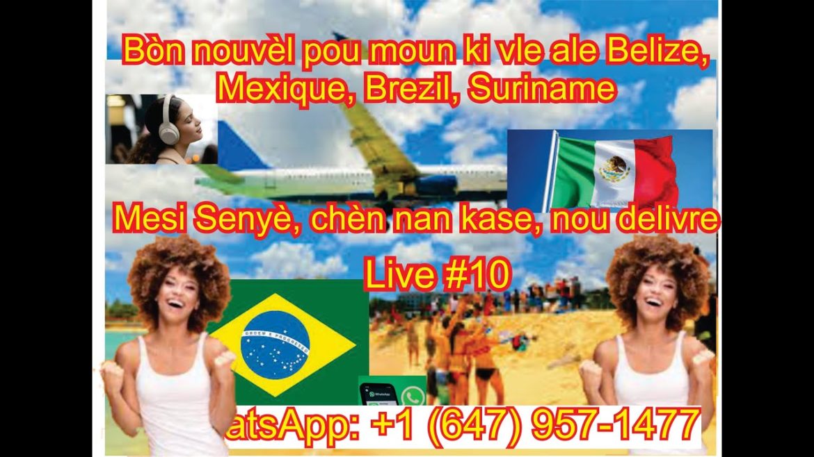 Bòn nouvèl, Chèn nan kase pou moun kite swete ale Belize, Mexique, Suriname, Brezil, Chili