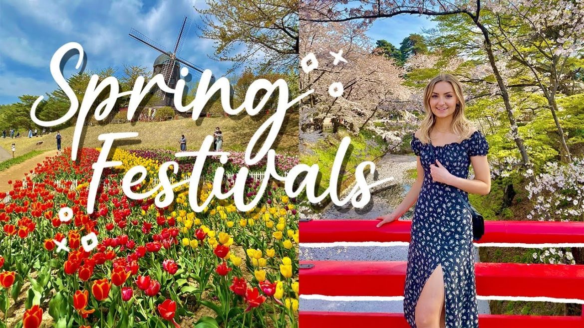 SPRING FESTIVALS IN JAPAN! | Cherry Blossom Festival, Tulip Festival, and Yabusame Festival! SPRING FESTIVALS IN JAPAN! | Cherry Blossom Festival, Tulip Festival, and Yabusame Festival!