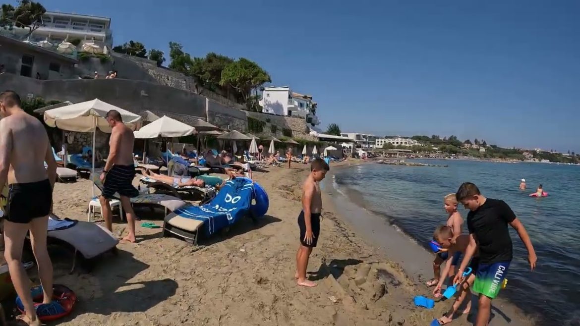 Tsilivi Walk part 1 from Venetian Watch Tower to Bouka Beach 10.08.2022 Zakynthos Greece