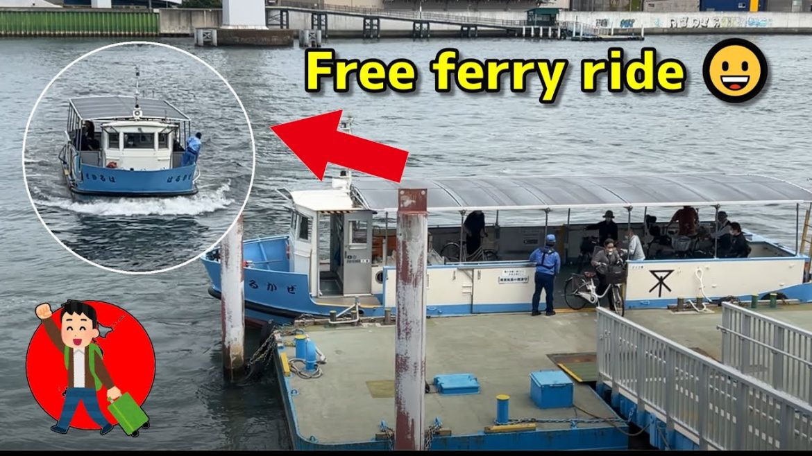 I took a very small Japanese ferry.⛴😀The true face of Osaka I took a very small Japanese ferry.⛴😀The true face of Osaka