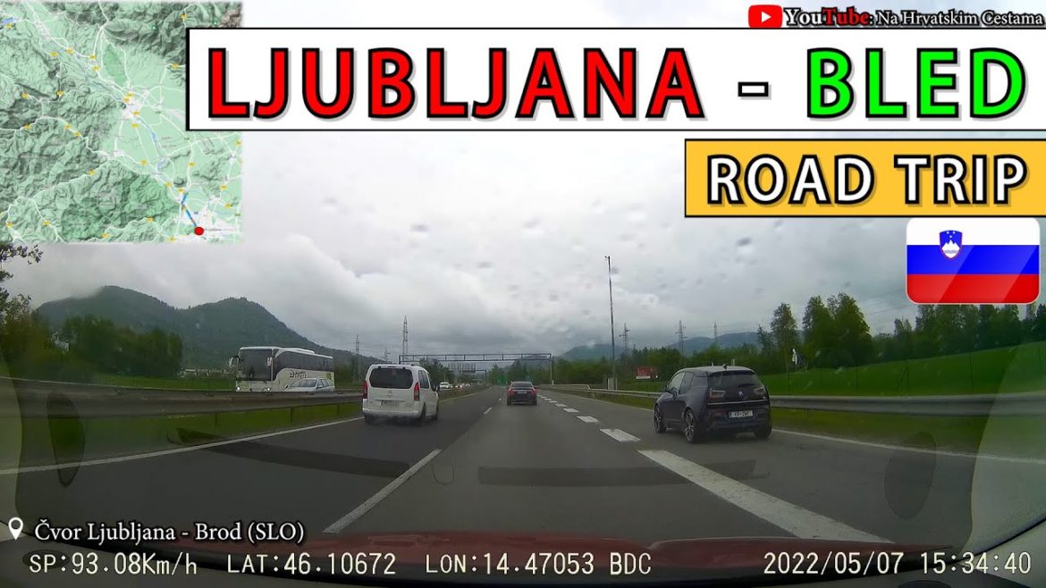Vožnja Slovenijom: Od Ljubljane do Bleda | Driving Slovenia: From Ljubljana to Bled | Full Road Trip