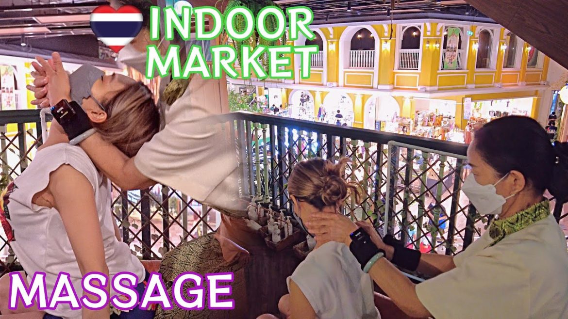 Head & Shoulder Massage with Natural Market Sound inside IconSiam shopping mall | ambiance ASMR Head & Shoulder Massage with Natural Market Sound inside IconSiam shopping mall | ambiance ASMR