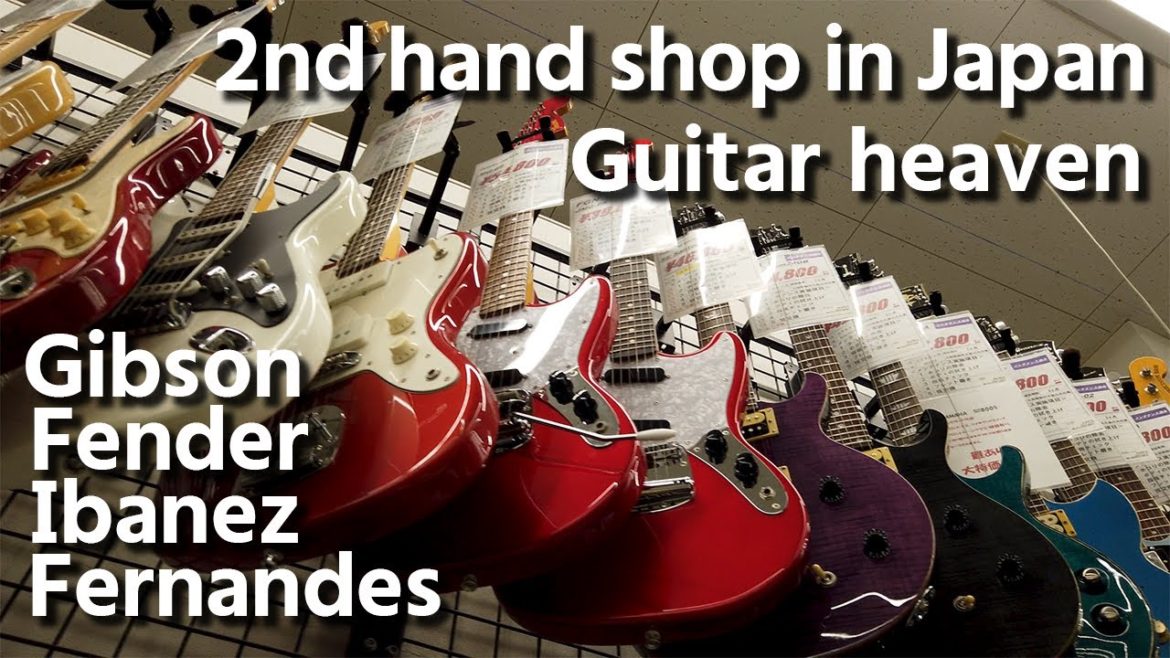 Used guitar cost  in 2nd hand shop Japan