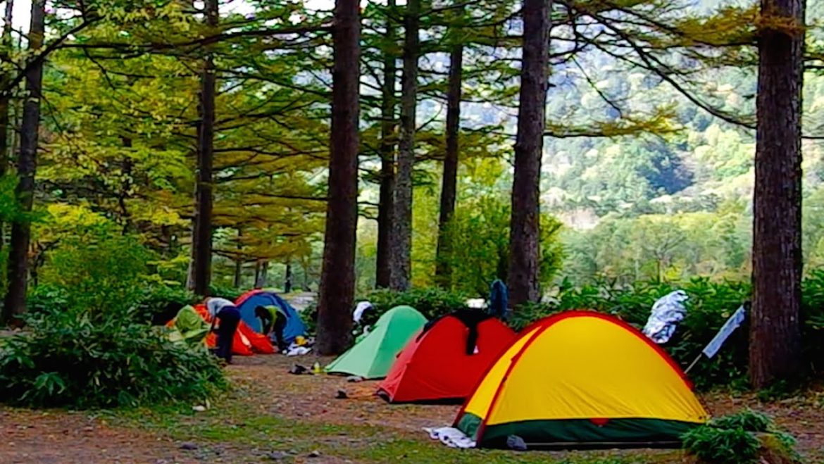 Camping Site near Kappa-bashi | Japan Travel Guide