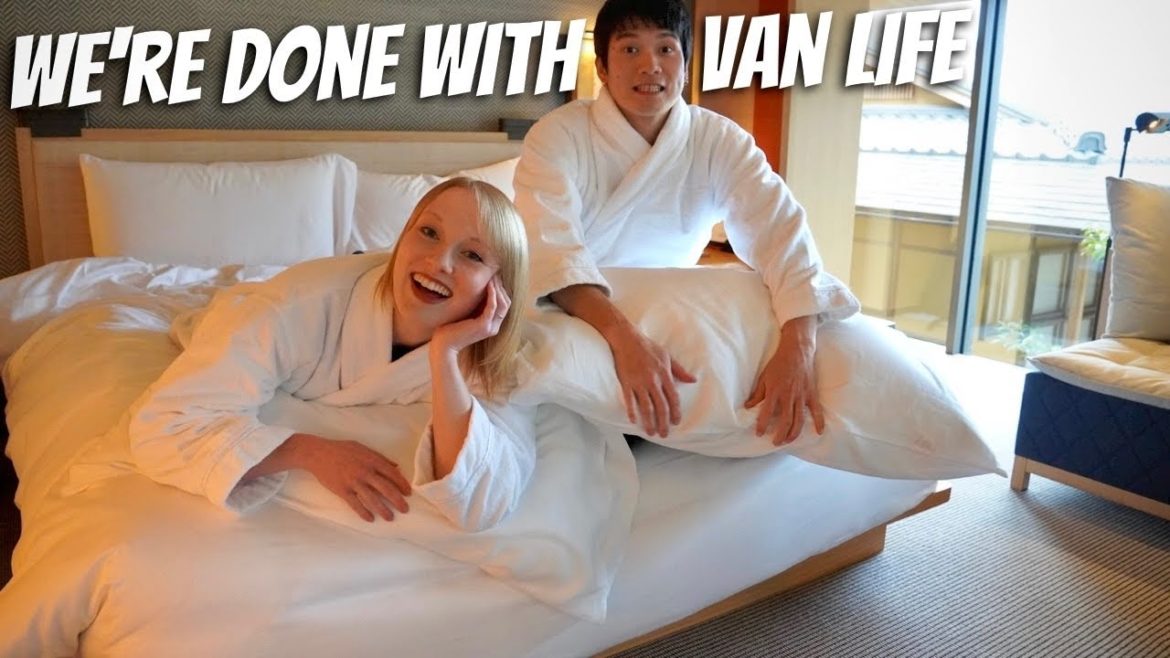 We went from living in a van to the BEST LUXURY HOTEL in Kyoto