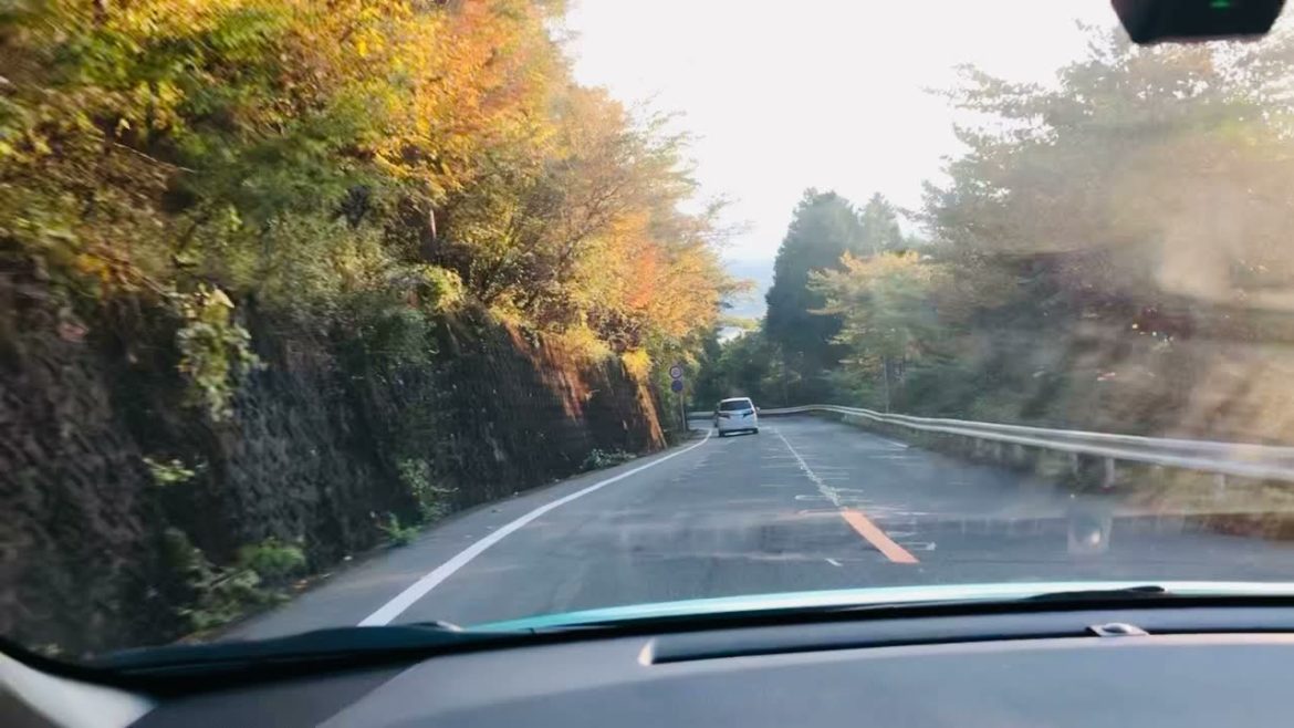 Driving through the mountainside Japan| Fuji mountain| Japan Trip| sunset Driving through the mountainside Japan| Fuji mountain| Japan Trip| sunset