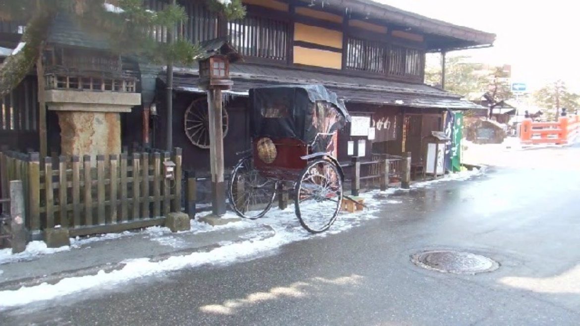 Old Mountain City in Japan